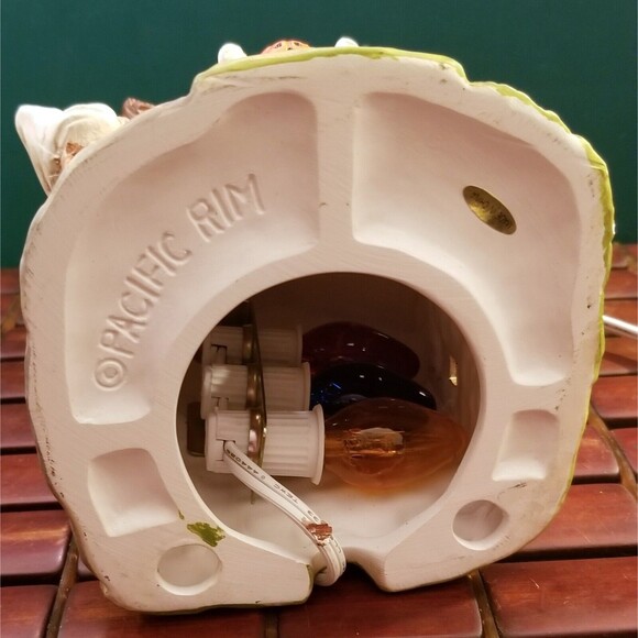 1994 Halloween Village Illuminated Haunted Mill Ceramic Building Pacific Rim - Picture 7 of 7